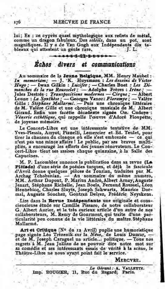 Fac-similé de Mercure de France tome 001 1890 page 176.jpg