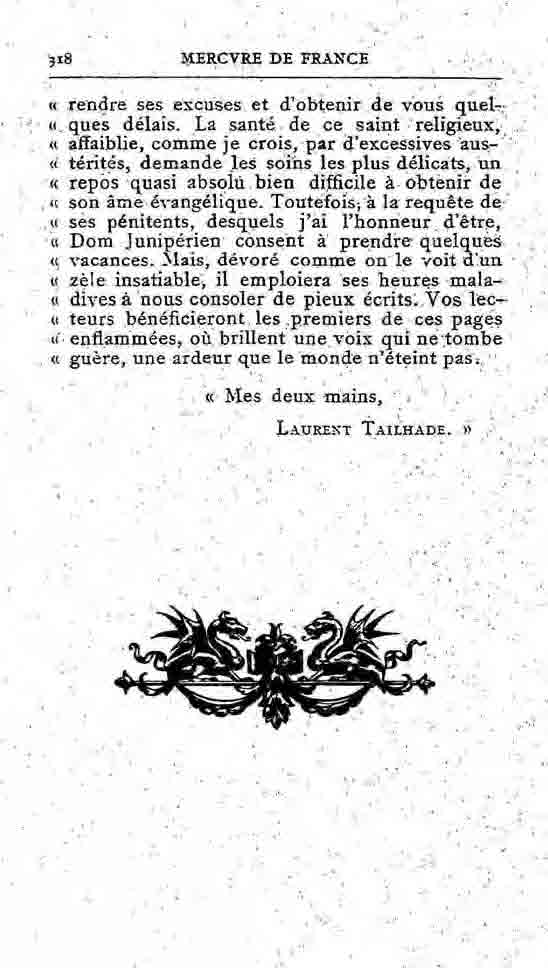 Fac-similé de Mercure de France tome 001 1890 page 318.jpg