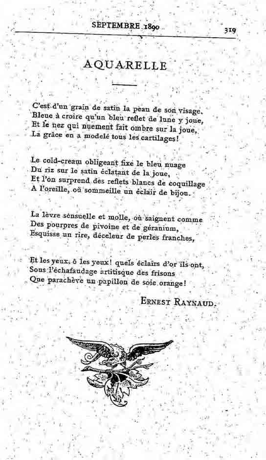 Fac-similé de Mercure de France tome 001 1890 page 319.jpg