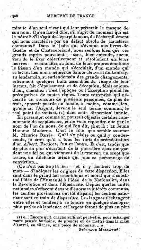 Fac-similé de Mercure de France tome 001 1890 page 408.jpg