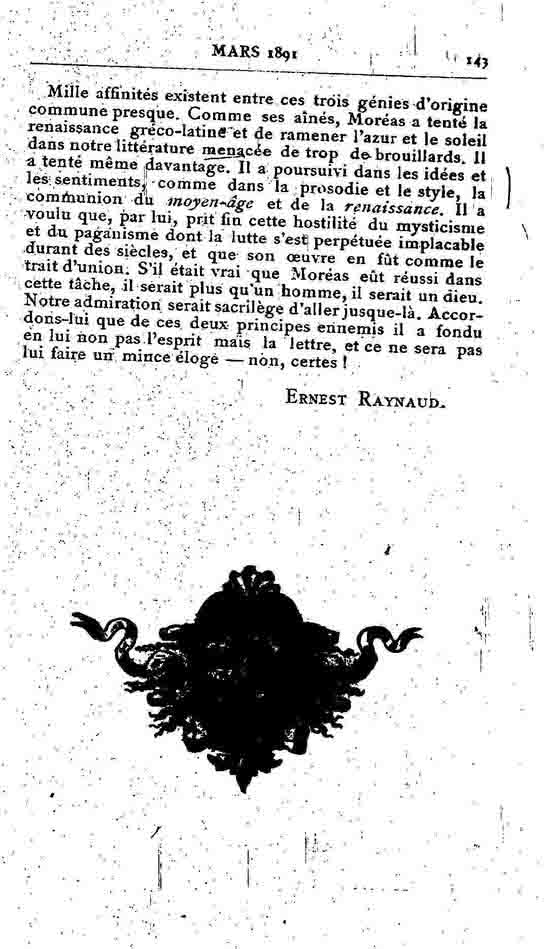 Fac-similé de Mercure de France tome 002 1891 page 143.jpg