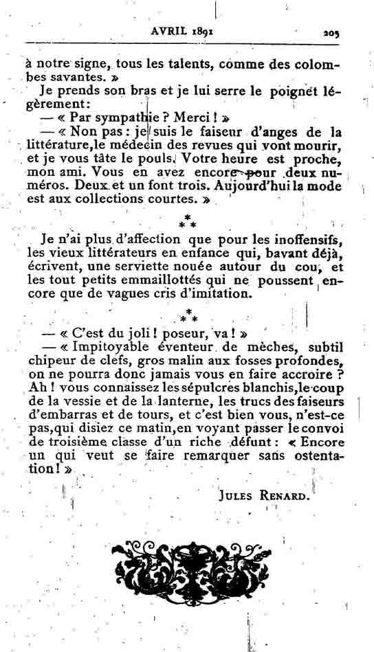 Fac-similé de Mercure de France tome 002 1891 page 205.jpg