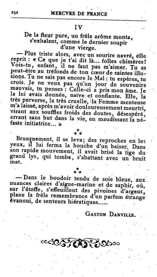 Fac-similé de Mercure de France tome 002 1891 page 232.jpg