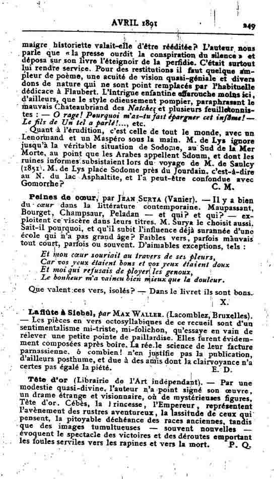 Fac-similé de Mercure de France tome 002 1891 page 249.jpg