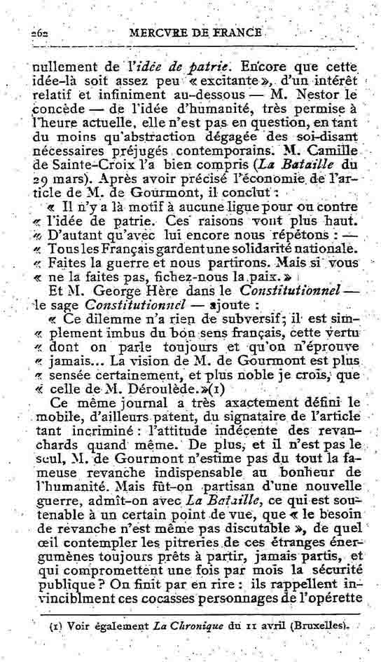 Fac-similé de Mercure de France tome 002 1891 page 262.jpg