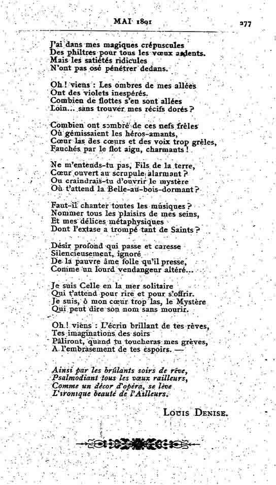 Fac-similé de Mercure de France tome 002 1891 page 277.jpg
