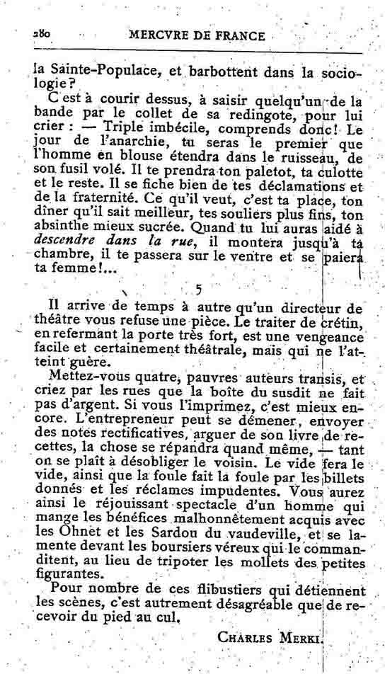 Fac-similé de Mercure de France tome 002 1891 page 280.jpg