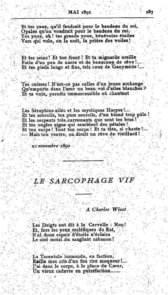 Fac-similé de Mercure de France tome 002 1891 page 287.jpg