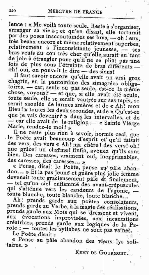 Fac-similé de Mercure de France tome 003 1891 page 220.jpg
