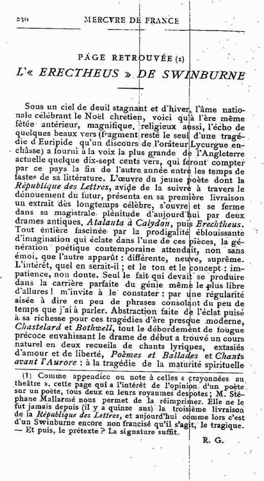 Fac-similé de Mercure de France tome 003 1891 page 230.jpg