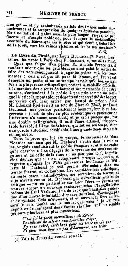 Fac-similé de Mercure de France tome 003 1891 page 244.jpg
