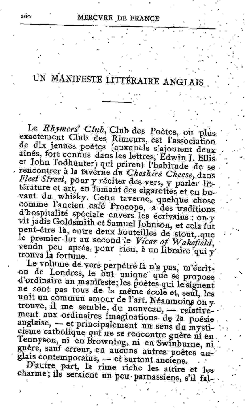 Fac-similé de Mercure de France tome 004 1892 page 200.jpg