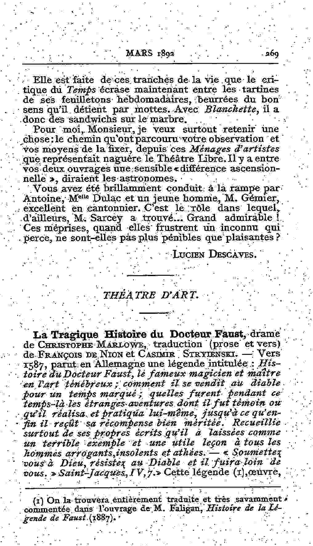 Fac-similé de Mercure de France tome 004 1892 page 269.jpg