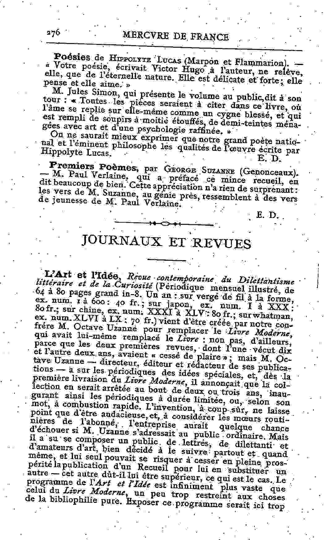 Fac-similé de Mercure de France tome 004 1892 page 276.jpg