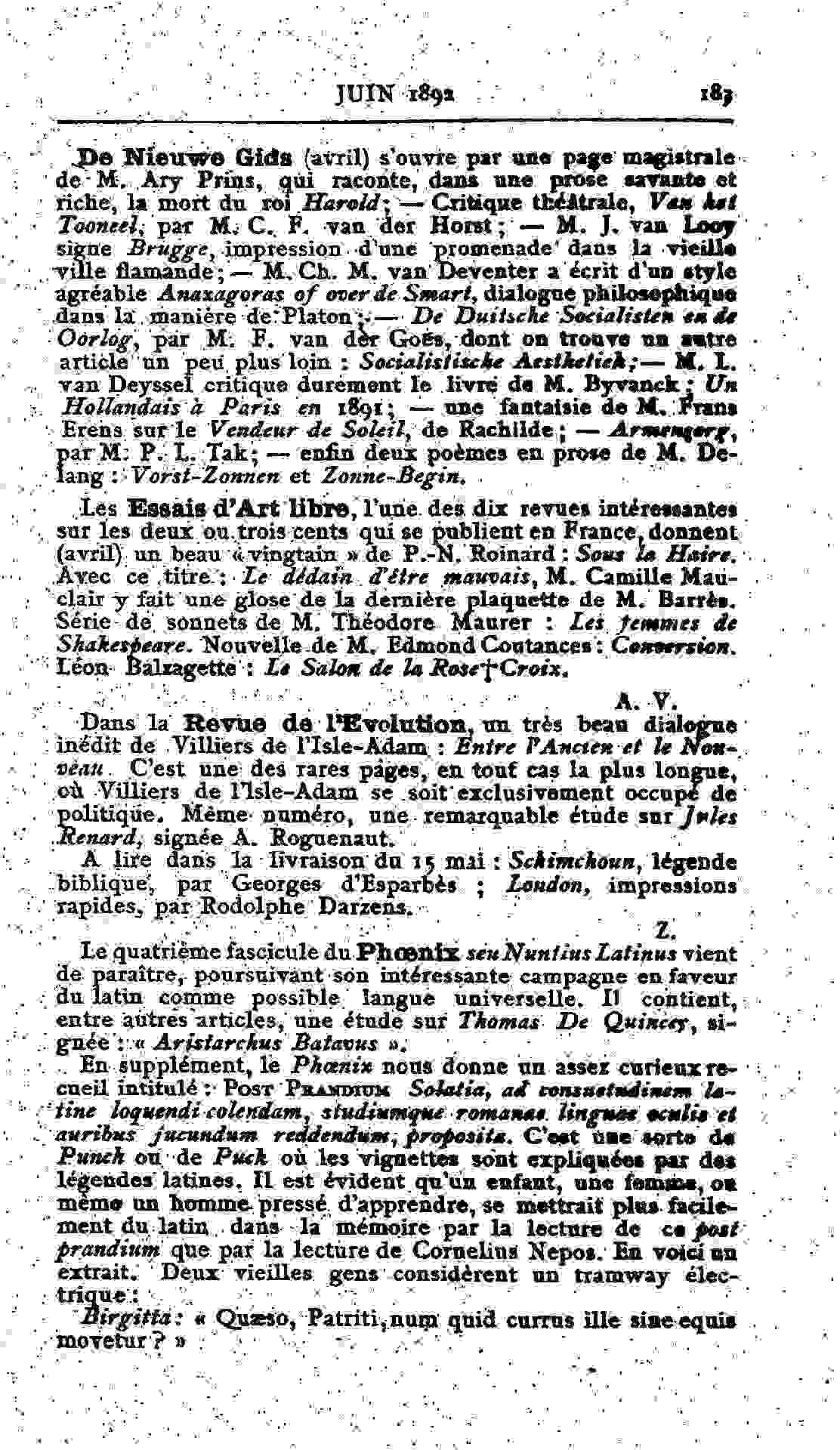 Fac-similé de Mercure de France tome 005 1892 page 183.jpg