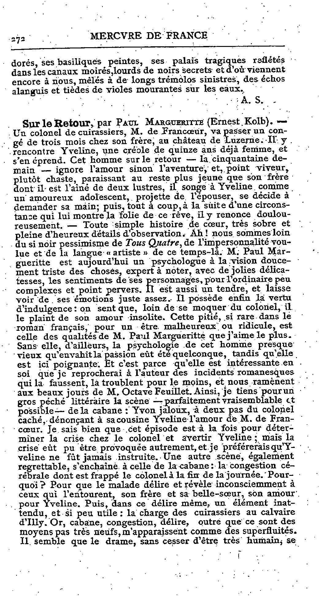 Fac-similé de Mercure de France tome 006 1892 page 272.jpg