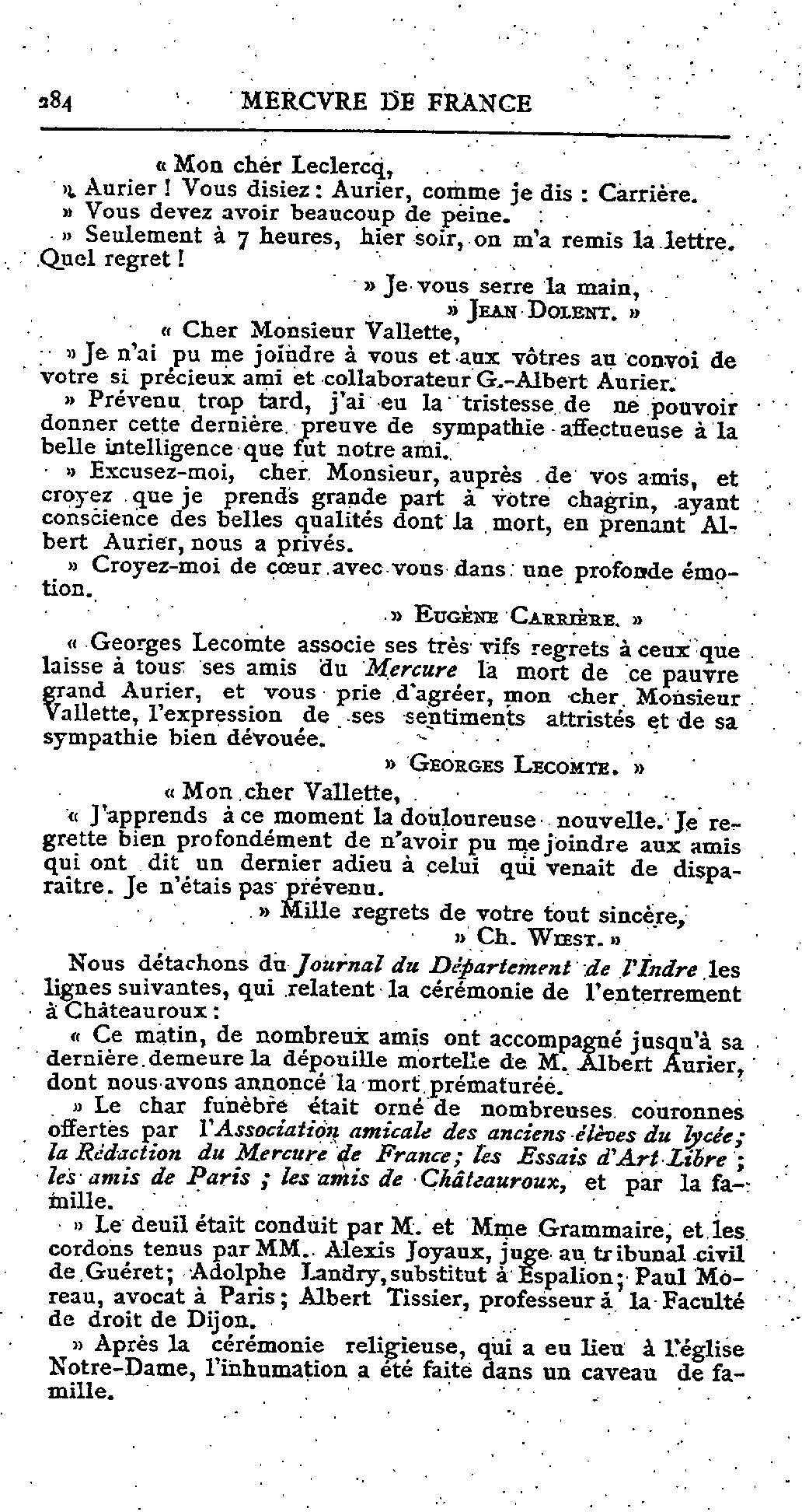 Fac-similé de Mercure de France tome 006 1892 page 284.jpg